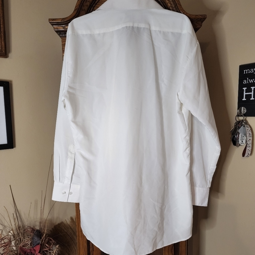 Midnight Blue Men's Button-down Shirt - Picture 7 of 9